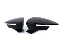 Spiegelkappen Außenspiegel Schwarz Glanz für SEAT Leon 5F ab 2012 Arona Ibiza KJ 6F ab 2017 mc148