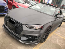Wabengrill Front Grill Kühlergrill Schwarz für AUDI A5 F5 S5 S-Line 2016-2019 vor MOPF