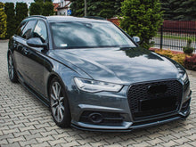 Wabengrill Grill Kühlergrill Schwarz für Audi A6 S6 C7 4G Limo Avant S Line MOPF 15-18