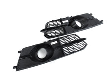 Lüftungsgitter Nebelscheinwerfer Blenden Gitter Grill Chrom für Audi A6 C7 S Line S6 2015-2018 mit ACC