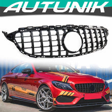 Schwarz Kühlergrill Front Grill GT Panamericana für Mercedes W205 C205 S205 A205 14-18