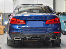 Diffusor Heckdiffusor Schwarz Matt Passend für BMW 5er G30 G38 mit M Sport Paket 2016-2022