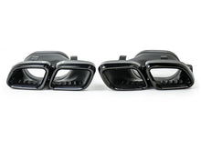 C63s Optik Heckdiffusor Diffusor Endrohre Schwarz für Mercedes W205 S205 Seriens.