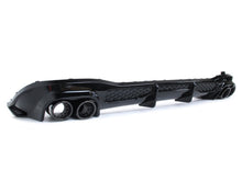 Diffusor Heckdiffusor + Auspuffblenden Schwarz für Mercedes S Klasse W223 AMG Line Bs Style 21-24