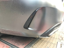 Schwarz Heck Hinten Stoßstange Flossen Flaps Canard für Mercedes Benz W205 Limo AMG Line 2015-2018 pz19