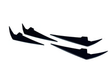 Front Stoßstange Flossen Flaps Flics Schwarz Passend für BMW 3er G20 G21 LCI 330i M340i ab 2022