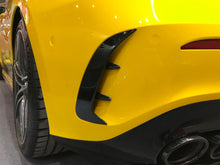 Autunik Heck Flossen Flaps Heck Stoßstangen Canards für Mercedes Benz A Klasse W177 Hatchback AMG Line pz3