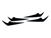 Front Stoßstange Flossen Flaps Flics Schwarz Passend für BMW 3er G20 G21 LCI 330i M340i ab 2022
