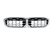 NEU Kühlergrill Wabengrill Nieren Grill Chrom Passend für BMW3er G20 G21 LCI 2023+