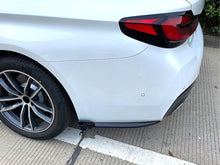 Heck Splitter Spoiler Ecken Ansätze Schwarz Passend für BMW 5er G30 G31 M Sport Paket ab 2017