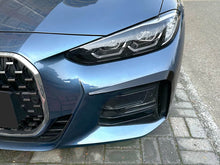 Front Stoßstange Aero Flaps Flossen Passend für BMW 4er G22 G23 M Sport Paket 21+