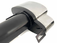 NEU Silber Auspuffblende Endrohre Blenden Passend für AUDI BMW Mercedes Universal 72-75mm et281