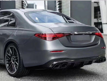 Heckdiffusor Auspuff Diffusor Schwarz Für Mercedes S-Klasse W223 AMG Line 21+