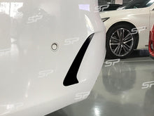 Heck Flossen Flaps Canards Splitter Aero Flics für Mercedes C-Klasse S205 Kombi C43 AMG Line 2015-2018 pz16