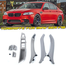 Innentürgriff Verkleidungssatz + Tasten Rahmen Grauer Passend Für BMW 5er F10 F11 F18 M5 2010-2016 it38