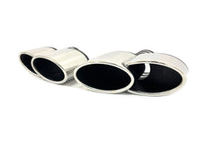 WALD Optik Silber Auspuffblende Endrohre Blenden Passend für AUDI BMW Mercedes Universal 60-63mm et269