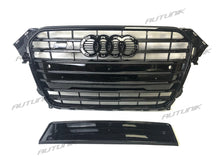 Wabengrill Grill Schwarz für AUDI A4 B8 Kühlergrill B8.5 MODF 2011-2015 fg206