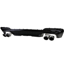 Diffusor Heckdiffusor + Auspuffblenden Endrohre Chrom Passend für BMW X3 G01 ab 2018