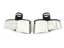 WALD Optik Silber Auspuffblende Endrohre Blenden Passend für AUDI BMW Mercedes Universal 60-63mm et269