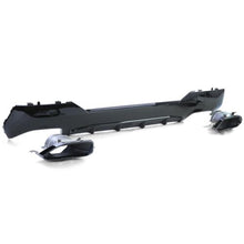 Heck Diffusor + Auspuffblenden Schwarz Passend für BMW 4er G22 G23 420i 420d 430i 430d 2020+