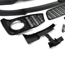 Sport Front Stoßstange + Spoilerlippe Schwarz Passend für BMW 3er F30 F80 Limo F31 Touring 2011-2019
