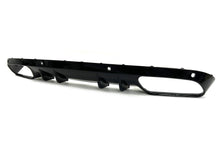 NEU Heckdiffusor Auspuff Blenden Schwarz Glanz für Mercedes C Kl. W205 S205 Seriens. di212