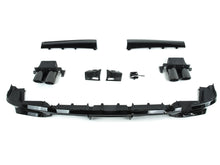 Diffusor Heckdiffusor + Auspuffblenden Schwarz für Mercedes S Klasse W223 AMG Line Bs Style 21-24