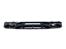 Heckdiffusor Auspuff Schwarz für Mercedes CLS Diffusor W218 C218 AMG Line 15-18 Facelift