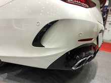Schwarz Glanz Heck Stoßstange Flaps Aero Flics für Mercedes CLS C257 CLS 53 AMG Line 2018-2022 pz39