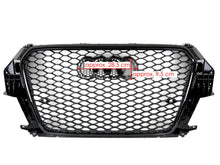 RSQ3 Stil Kühlergrill Wabengrill Schwarz für Audi Q3 Grill 8U S Line 2011-2014 vor MOPF fg243
