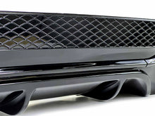 Schwarzer Diffusor + Auspuffblenden für Mercedes Benz E Klasse C207 Coupe E250 E350 AMG Line 2013-2017