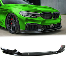 Front Spoiler Spoilerlippe Splitter Stoßstange Schwarz Passend für BMW 5er G30 G31 2016-2020 vor LCI