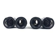 Carbon Duplex Sportauspuff Auspuffblenden Endrohre Passend für AUDI BMW VW Universal 57-61mm et241