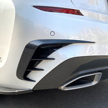 Heck Flics Stoßstange Flossen Aero Flaps Schwarz Passend für BMW 3er G20 G21 M Sport Paket 19+