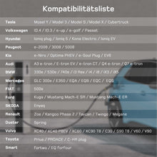 EV Ladekabel Typ 2 Ladebox 6/8M 6/8/10/13/16A Ladegerät mit Bildschirm Schuko