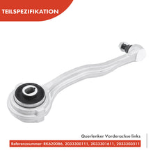 Querlenker Radaufhängung Vorne links für Mercedes W203 204 C204 CL203 CLK SLK