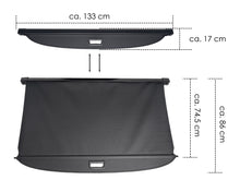 Für Mercedes Benz ML M Klasse W164 2005-2011 Laderaumabdeckung Abdeckrollo Kofferraum