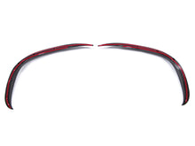 Aero-Kits Flaps Flossen Vorne Flaps Schwarz Glanz für Mercedes Benz C Klasse W205 C205 S205 AMG-Line 2019-2023