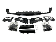 Diffusor Heckdiffusor Auspuff Schwarz für Mercedes E-Klasse C238 A238 AMG-Line 16-21
