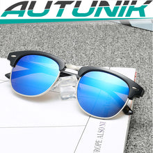 UV400-Schutz Sonnenbrille Groß Brille Runde Reisenbrille für Damen Herren Fahren Angeln