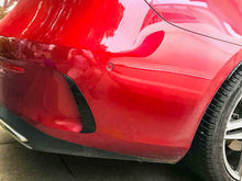 Autunik Schwarz Heck Stoßstange Flossen Flaps für Mercedes Benz E Klasse C238 Coupe AMG Line E53 AMG 2017+ pz24