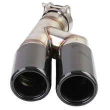 Auspuff Endrohr Doppelrohr Schwarz Glanz Passend für BMW 3er F30 F31 316 318 320