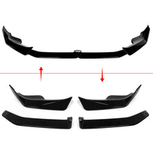 Schwarz Spoilerlippe Front Spoiler Frontspoiler für BMW X1 U11 M Sport Paket 23+