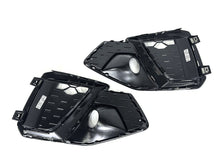 Lüftungsgitter Blenden Grill Gitter Schwarz für Audi A4 B9 ab 2020 MOPF mit ACC fg295