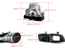 CLS63 Heckdiffusor Auspuff Schwarz für Mercedes CLS Diffusor W218 C218 AMG Line 15-18 Facelift