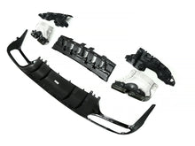 Heckstoßstange Diffusor Schwarz Quad Auspuffspitzen für Benz W205 C205 Coupe A205 Cabrio di18