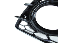Nebelscheinwerfer Gitter Blenden Lüftungsgitter Schwarz für Audi A4 B8 S Line 2007-2011