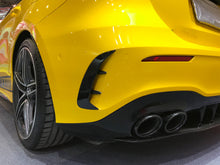 Autunik Heck Flossen Flaps Heck Stoßstangen Canards für Mercedes Benz A Klasse W177 Hatchback AMG Line pz3