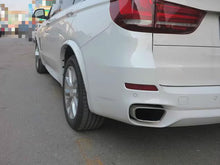 Chrom Auspuff Blenden Endrohre für BMW X5 F15 35i M Sport Stoßstange 2013-2018