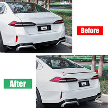 Schwarz Heckspoiler Spoiler Lippe für BMW 5er I5 G60 525i 530i M60 2024+